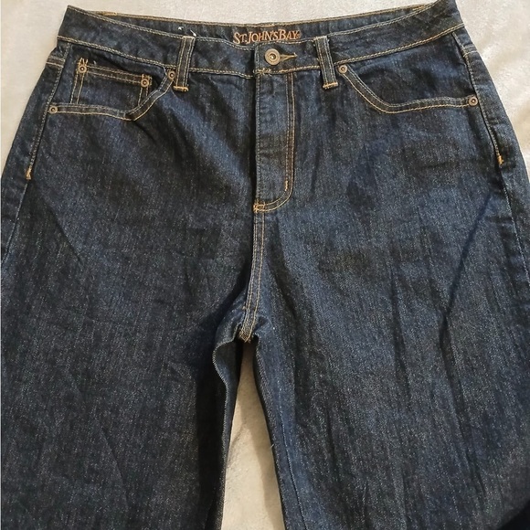 NWOT..St. John's Bay Blue Straight Leg Jeans - Picture 5 of 13